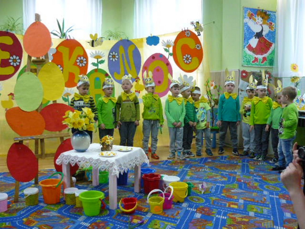 SPOTKANIE WIELKANOCNE W PRZEDSZKOLU W KRZYŻOWICACH