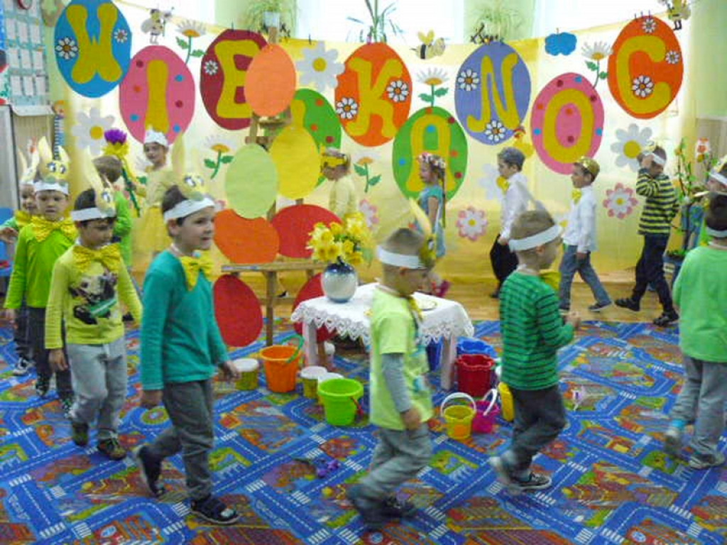 SPOTKANIE WIELKANOCNE W PRZEDSZKOLU W KRZYŻOWICACH