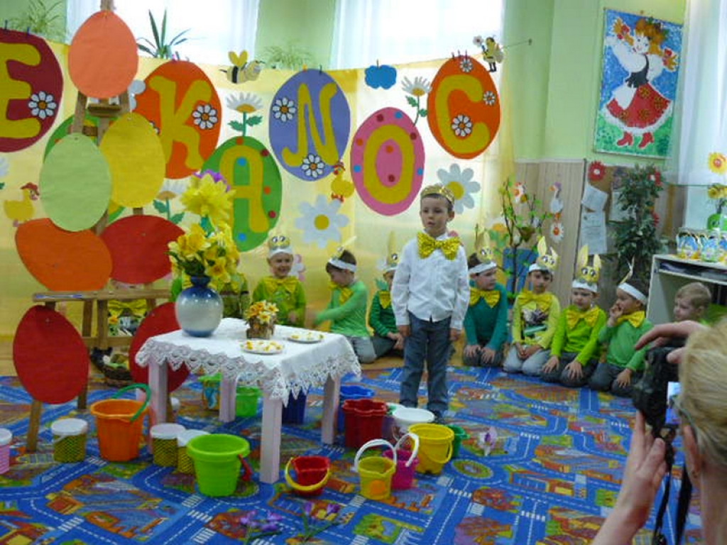 SPOTKANIE WIELKANOCNE W PRZEDSZKOLU W KRZYŻOWICACH