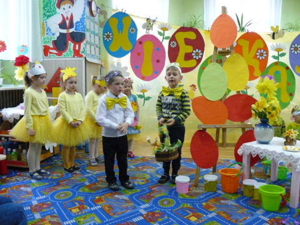 SPOTKANIE WIELKANOCNE W PRZEDSZKOLU W KRZYŻOWICACH