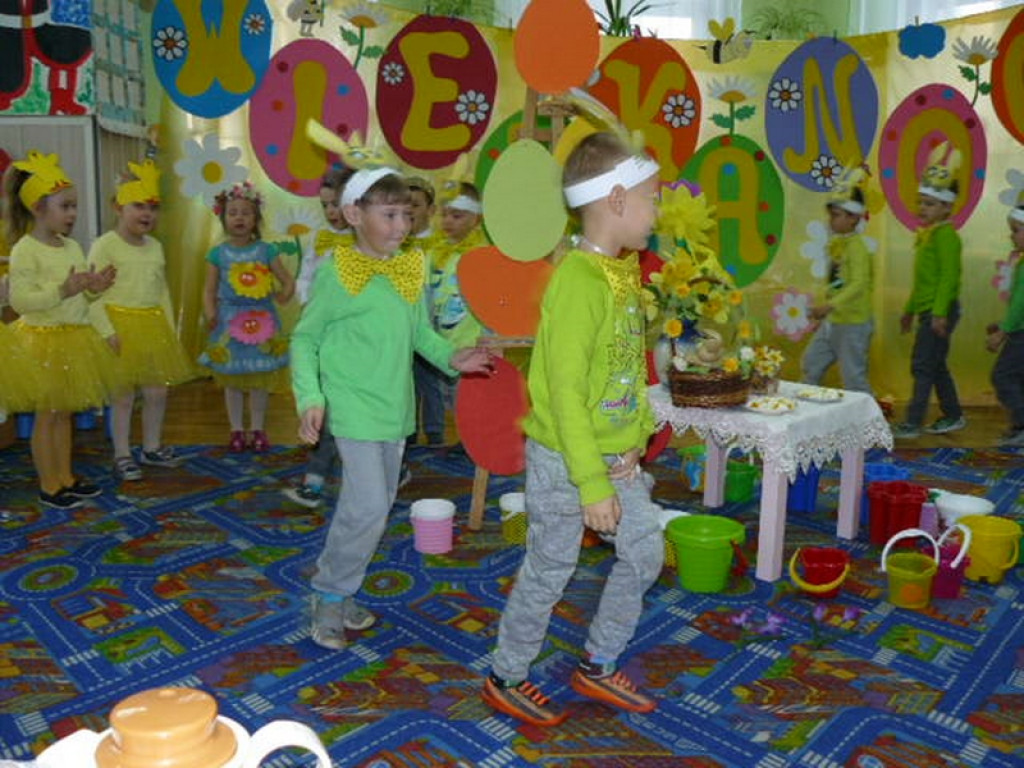 SPOTKANIE WIELKANOCNE W PRZEDSZKOLU W KRZYŻOWICACH