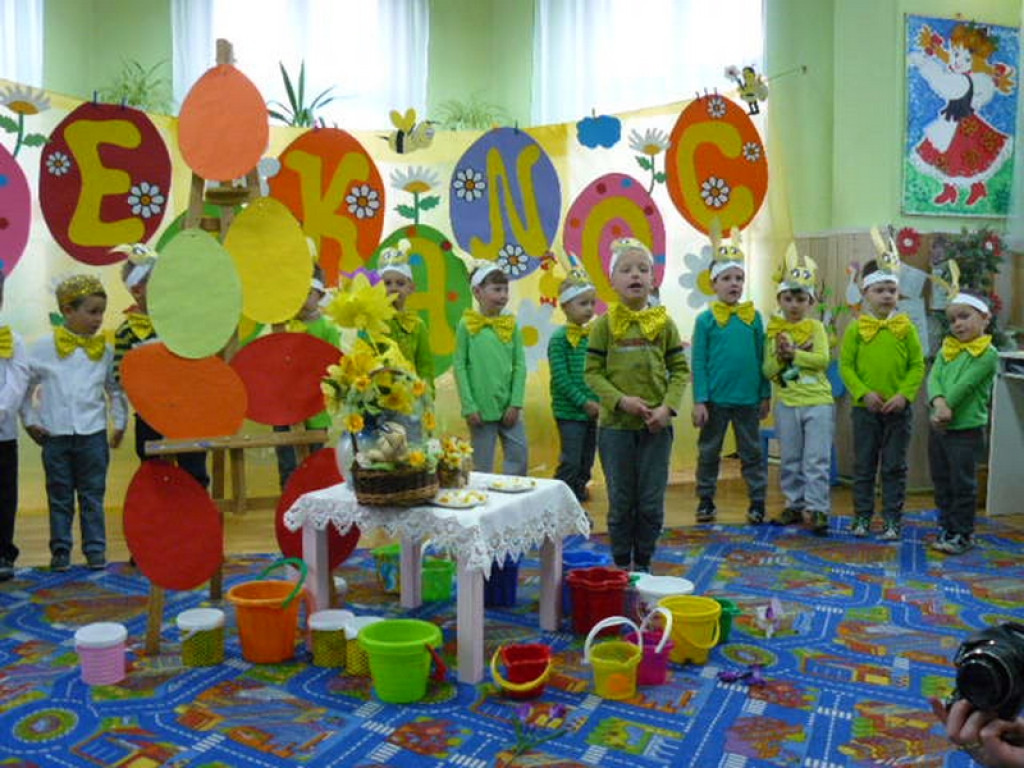 SPOTKANIE WIELKANOCNE W PRZEDSZKOLU W KRZYŻOWICACH