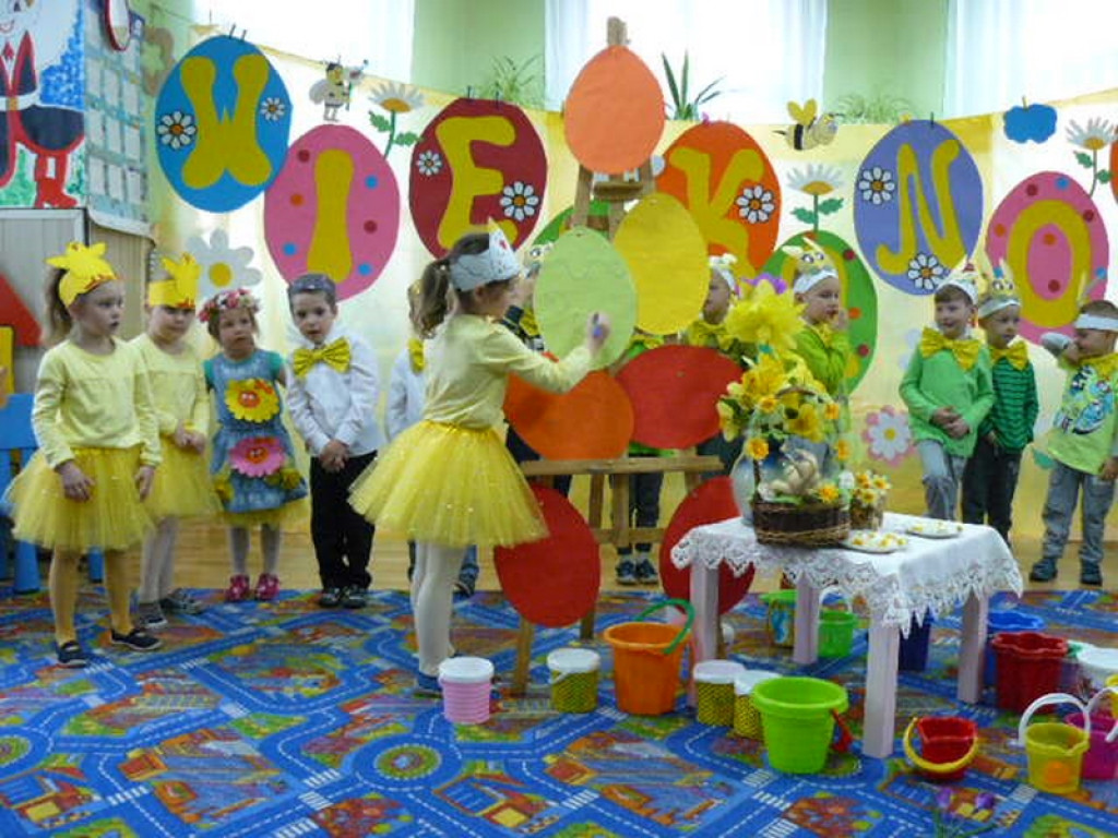 SPOTKANIE WIELKANOCNE W PRZEDSZKOLU W KRZYŻOWICACH