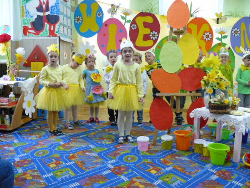 SPOTKANIE WIELKANOCNE W PRZEDSZKOLU W KRZYŻOWICACH