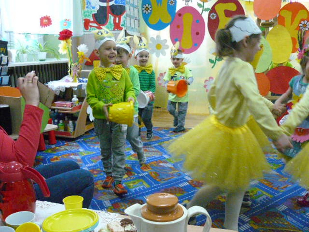 SPOTKANIE WIELKANOCNE W PRZEDSZKOLU W KRZYŻOWICACH