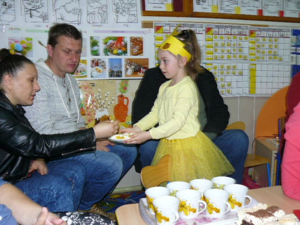 SPOTKANIE WIELKANOCNE W PRZEDSZKOLU W KRZYŻOWICACH