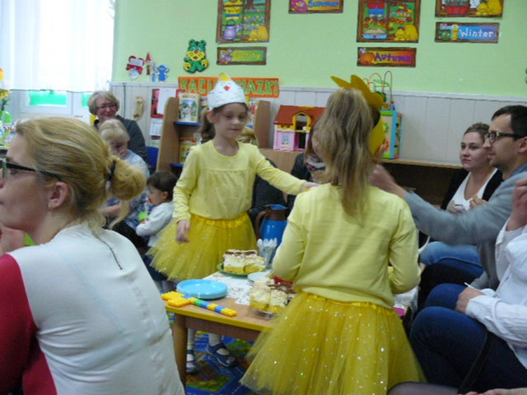 SPOTKANIE WIELKANOCNE W PRZEDSZKOLU W KRZYŻOWICACH