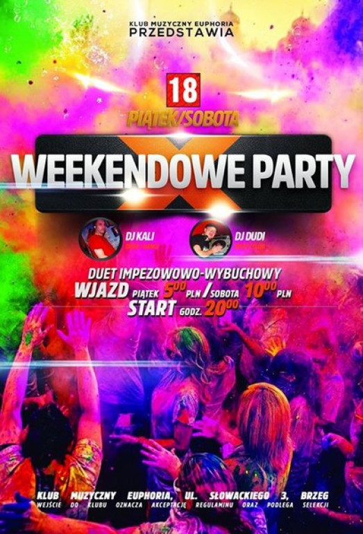 Weekendowy Informator Imprezowy 21-23.04.2017