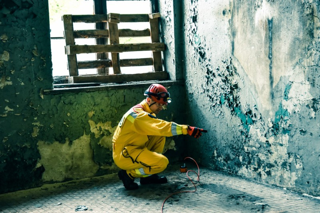Wybuch gazu w starej gorzelni w Mąkoszycach. Strażacy prowadzili trzydniowe ćwiczenia [foto + wideo]