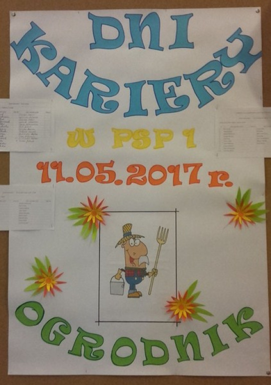 Dni Kariery w Publicznej Szkole Podstawowej nr 1 w Brzegu. Zawód: OGRODNIK