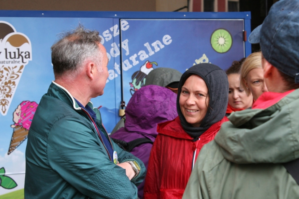 X Rajd Przedszkolaka w Brzegu. Deszcz nie odstraszył nawet najmłodszych rowerzystów
