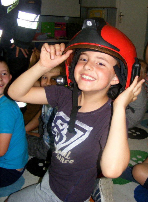 Bezpieczeństwo przede wszystkim - wizyta strażacka w PSP8