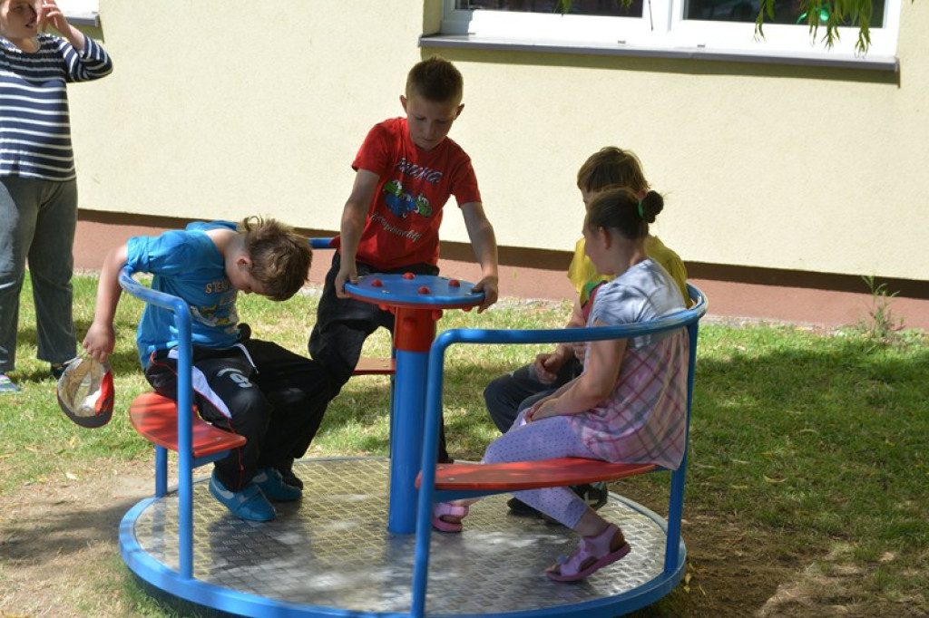 Nowy plac zabaw w SOSW Grodków