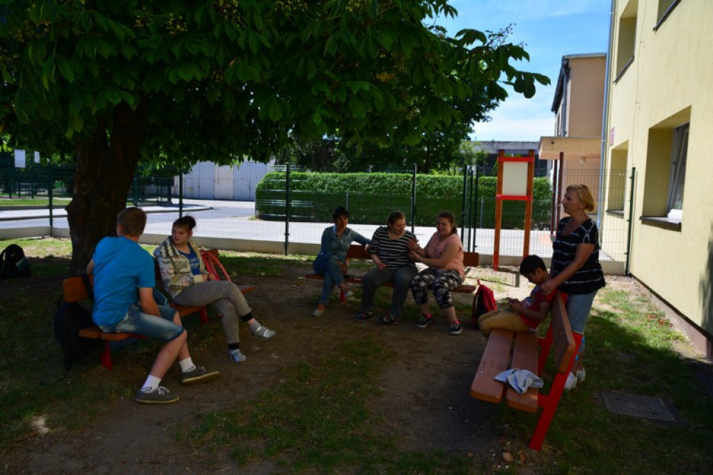 Nowy plac zabaw w SOSW Grodków