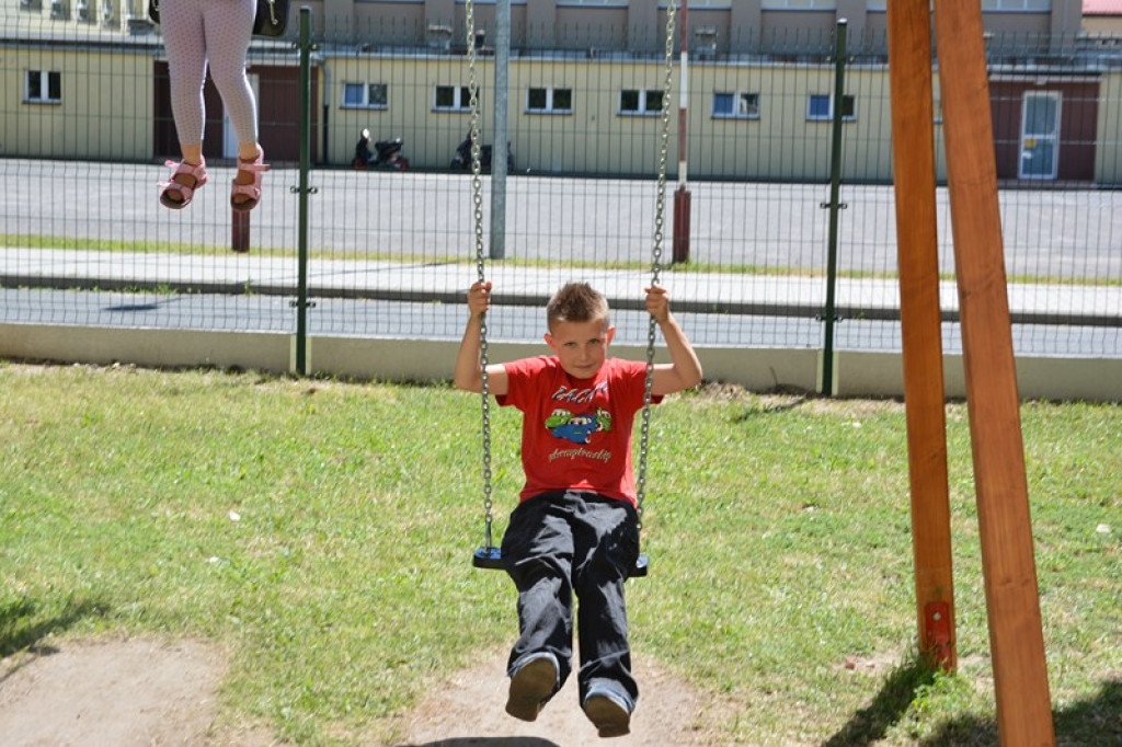 Nowy plac zabaw w SOSW Grodków