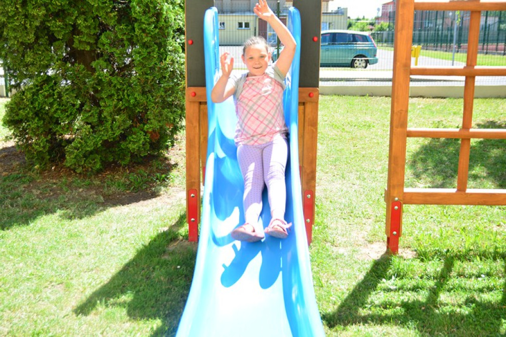 Nowy plac zabaw w SOSW Grodków