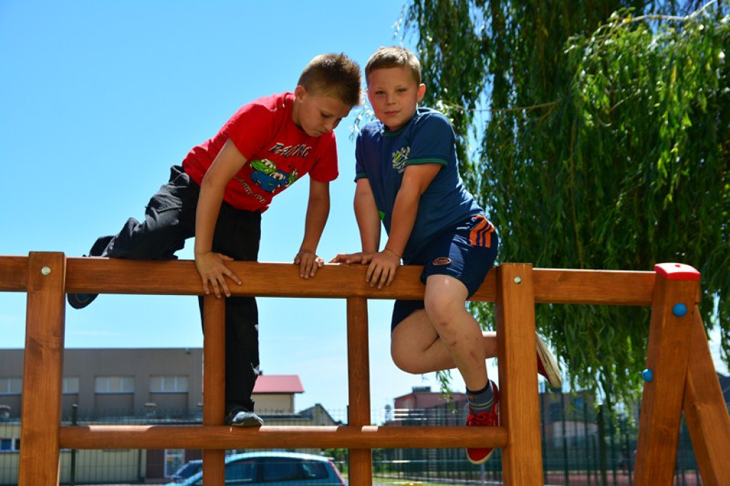 Nowy plac zabaw w SOSW Grodków