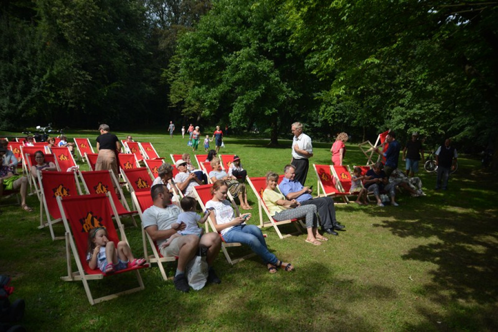 Koncert orkiestry dętej w Parku Wolności [fotorelacja]