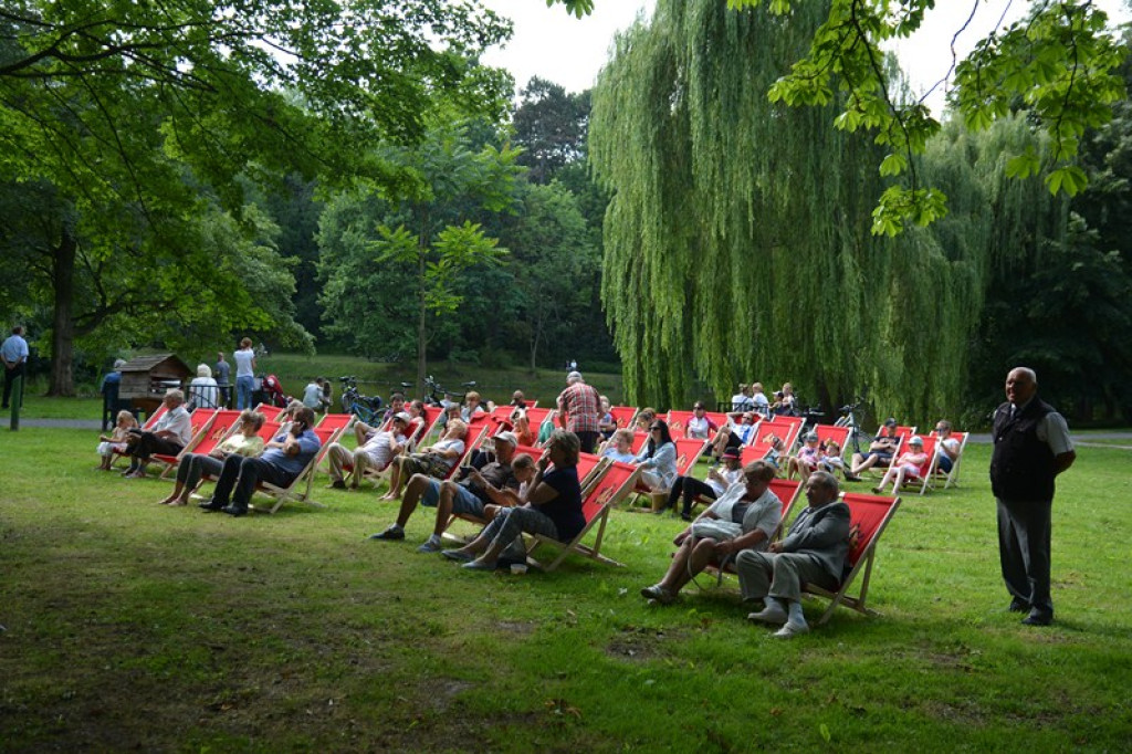 Koncert orkiestry dętej w Parku Wolności [fotorelacja]