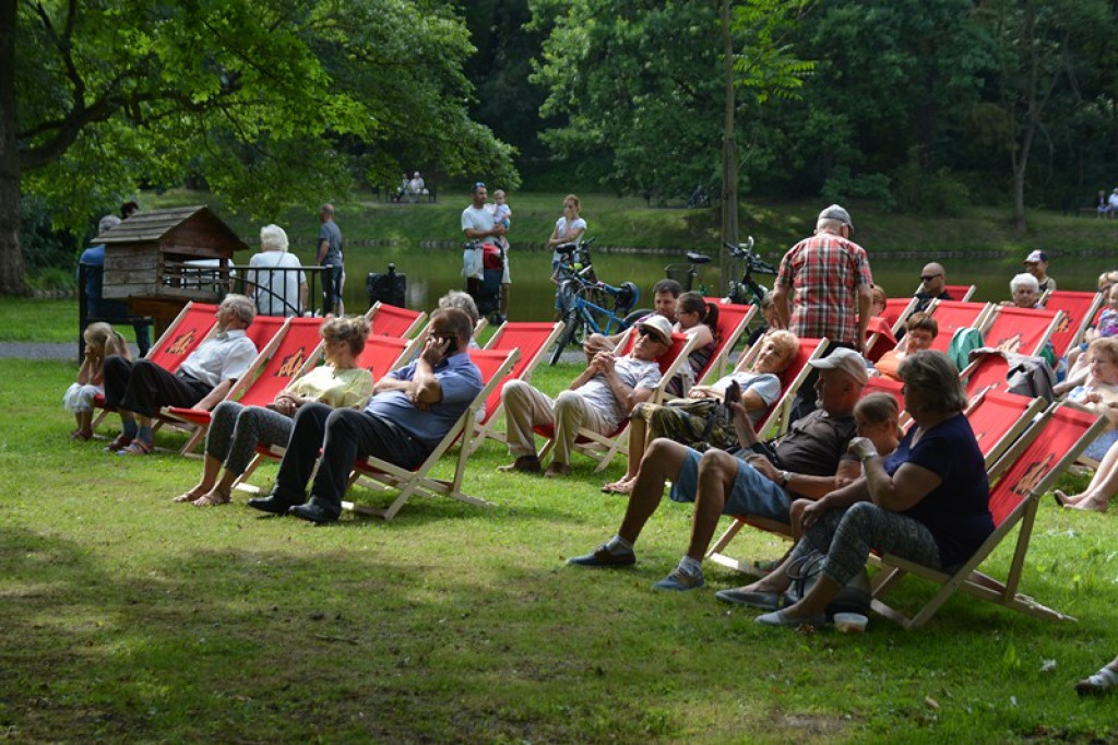 Koncert orkiestry dętej w Parku Wolności [fotorelacja]