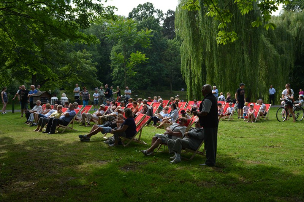 Koncert orkiestry dętej w Parku Wolności [fotorelacja]