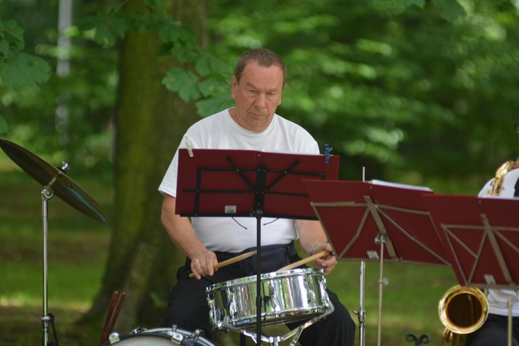Koncert orkiestry dętej w Parku Wolności [fotorelacja]
