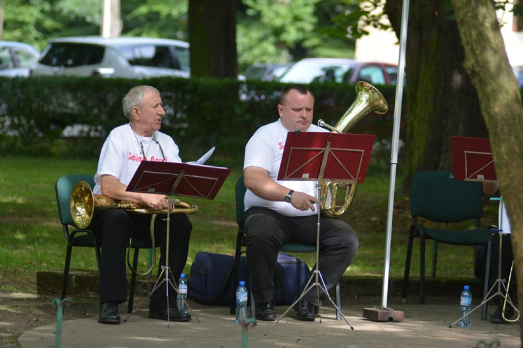 Koncert orkiestry dętej w Parku Wolności [fotorelacja]