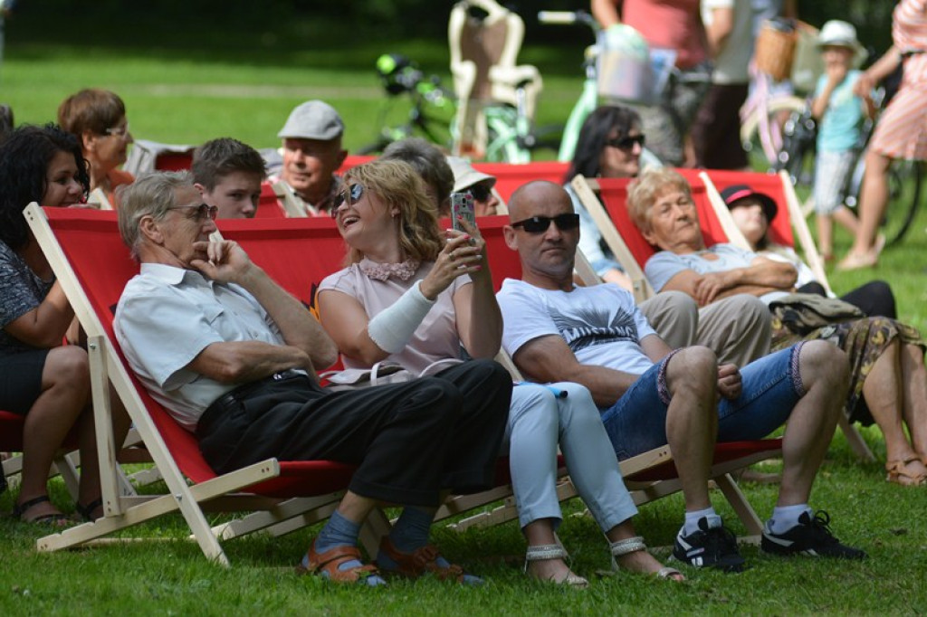 Koncert orkiestry dętej w Parku Wolności [fotorelacja]