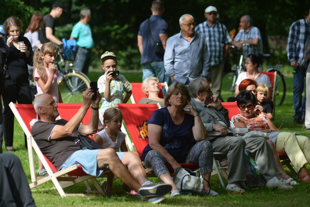 Koncert orkiestry dętej w Parku Wolności [fotorelacja]