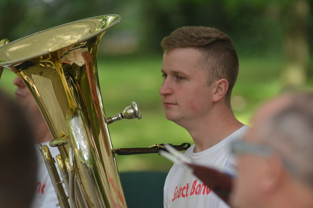 Koncert orkiestry dętej w Parku Wolności [fotorelacja]