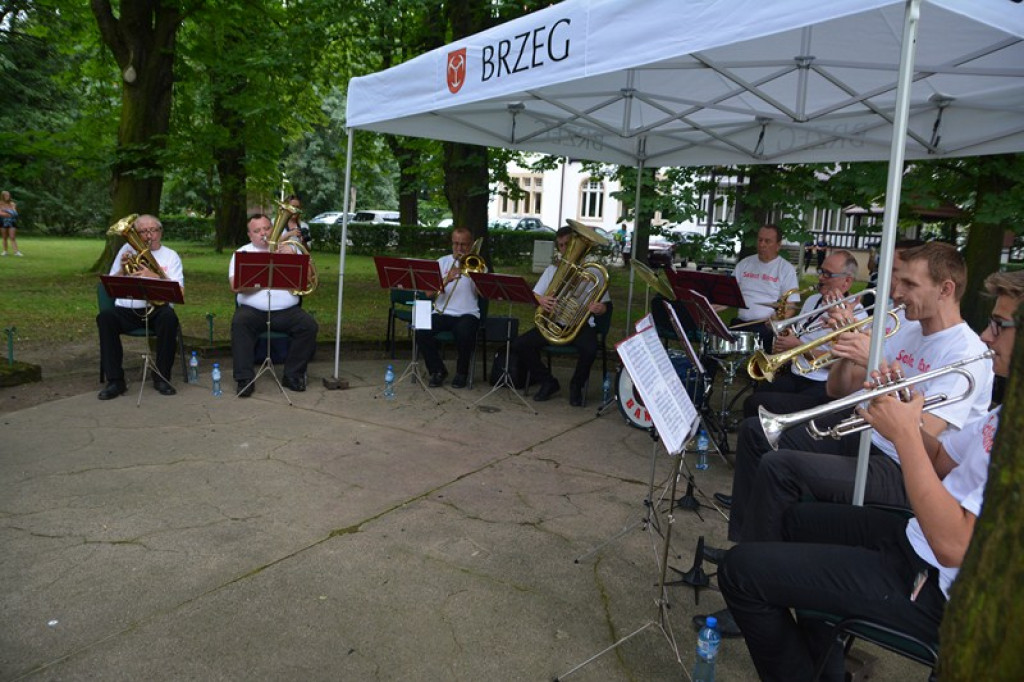 Koncert orkiestry dętej w Parku Wolności [fotorelacja]