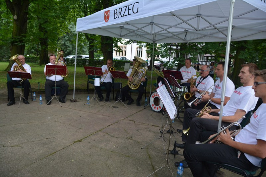 Koncert orkiestry dętej w Parku Wolności [fotorelacja]