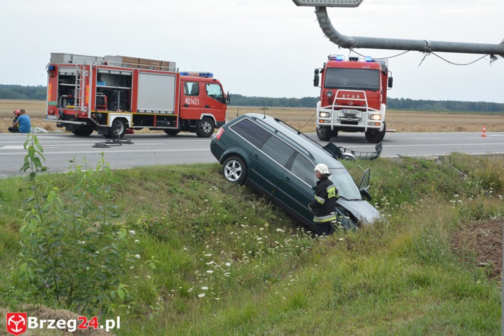 Wypadek na obwodnicy Grodkowa. 5 osób poszkodowanych