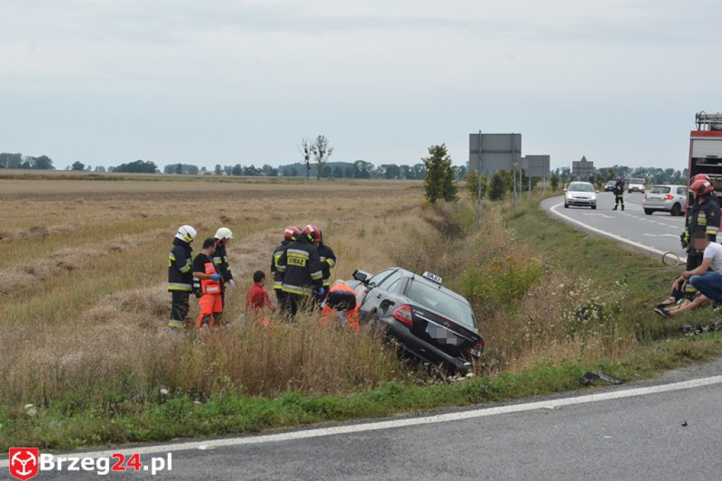 Wypadek na obwodnicy Grodkowa. 5 osób poszkodowanych