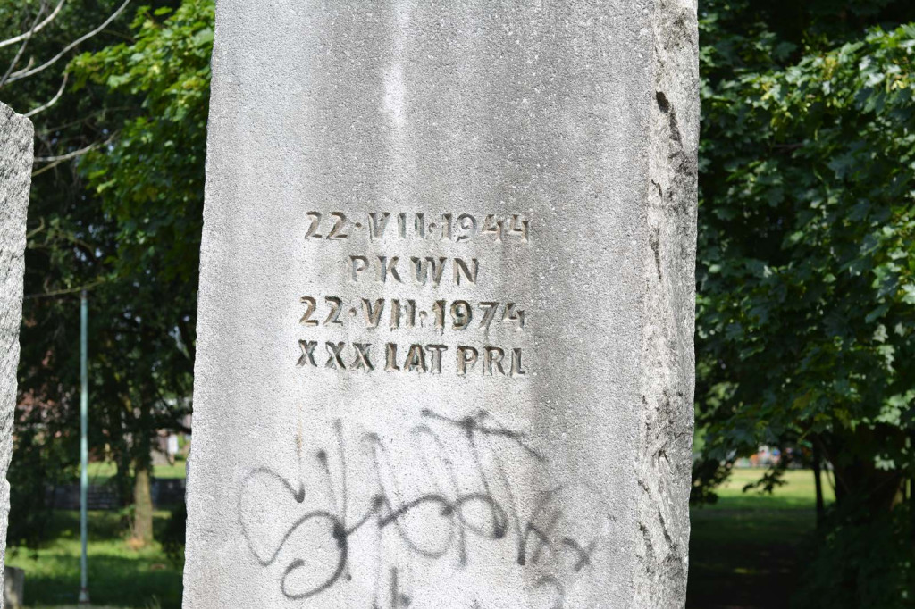 Dekomunizacja w Grodkowie obejmie również pomniki w parku Cegielnia