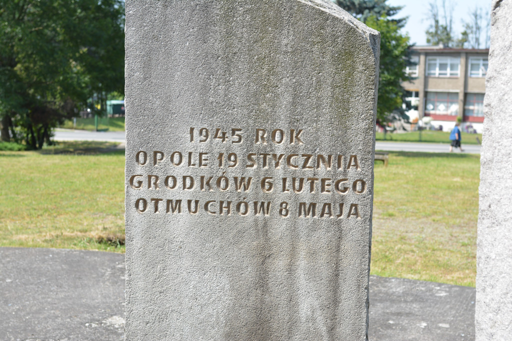Dekomunizacja w Grodkowie obejmie również pomniki w parku Cegielnia