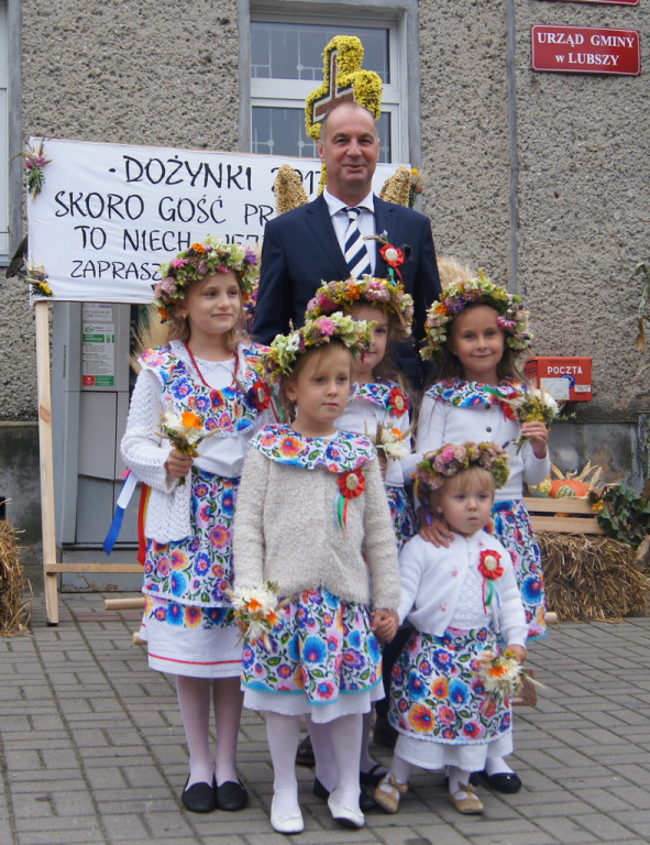 Skorogoszcz na dożynkach powiatowych w Lubszy