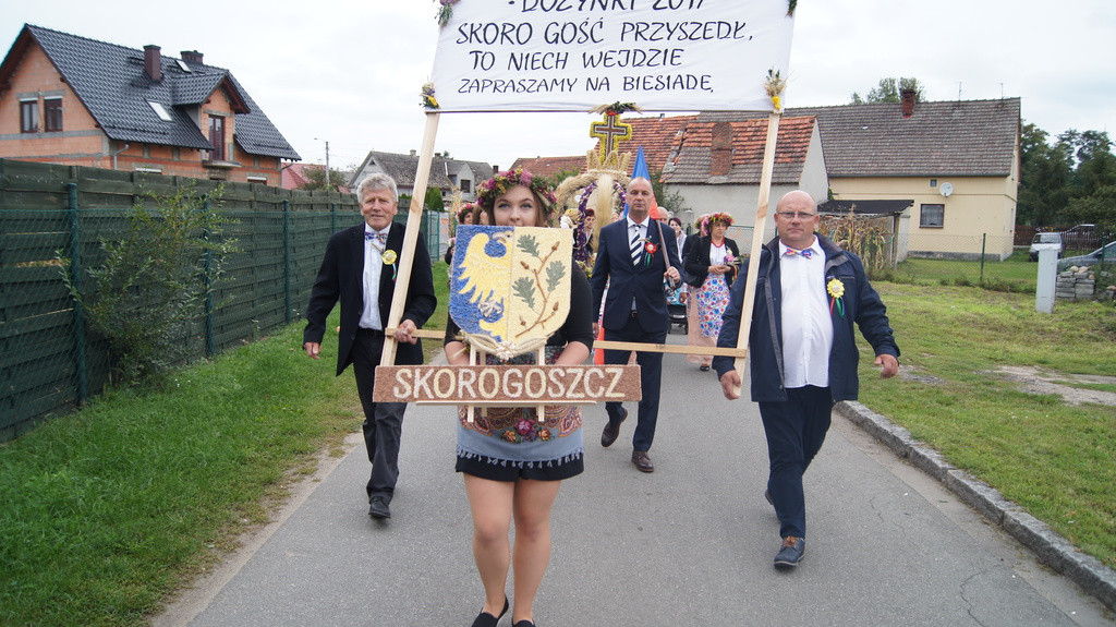 Skorogoszcz na dożynkach powiatowych w Lubszy