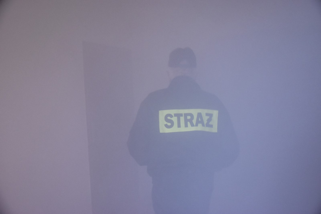 Pożar szkoły w Michałowie i czołowe zderzenie dwóch pojazdów [zdjęcia]