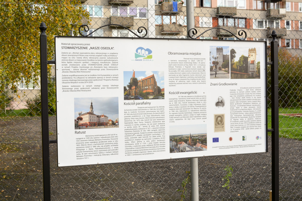 Nowe tereny rekreacyjne na terenie Spółdzielni Mieszkaniowej w Grodkowie