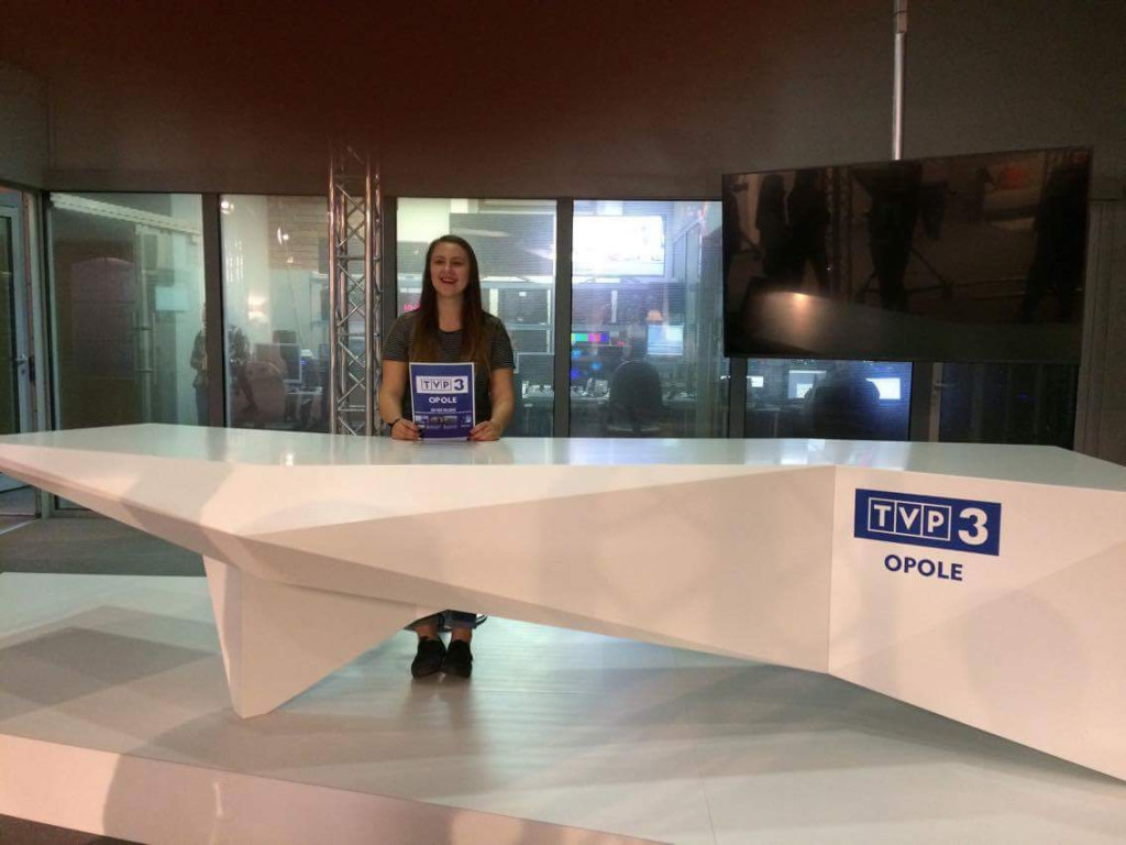 Wizyta uczniów Ekonomika w TVP3 Opole