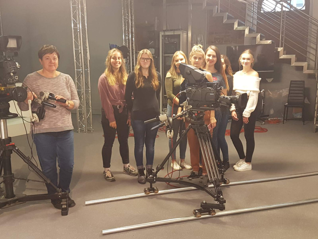 Wizyta uczniów Ekonomika w TVP3 Opole