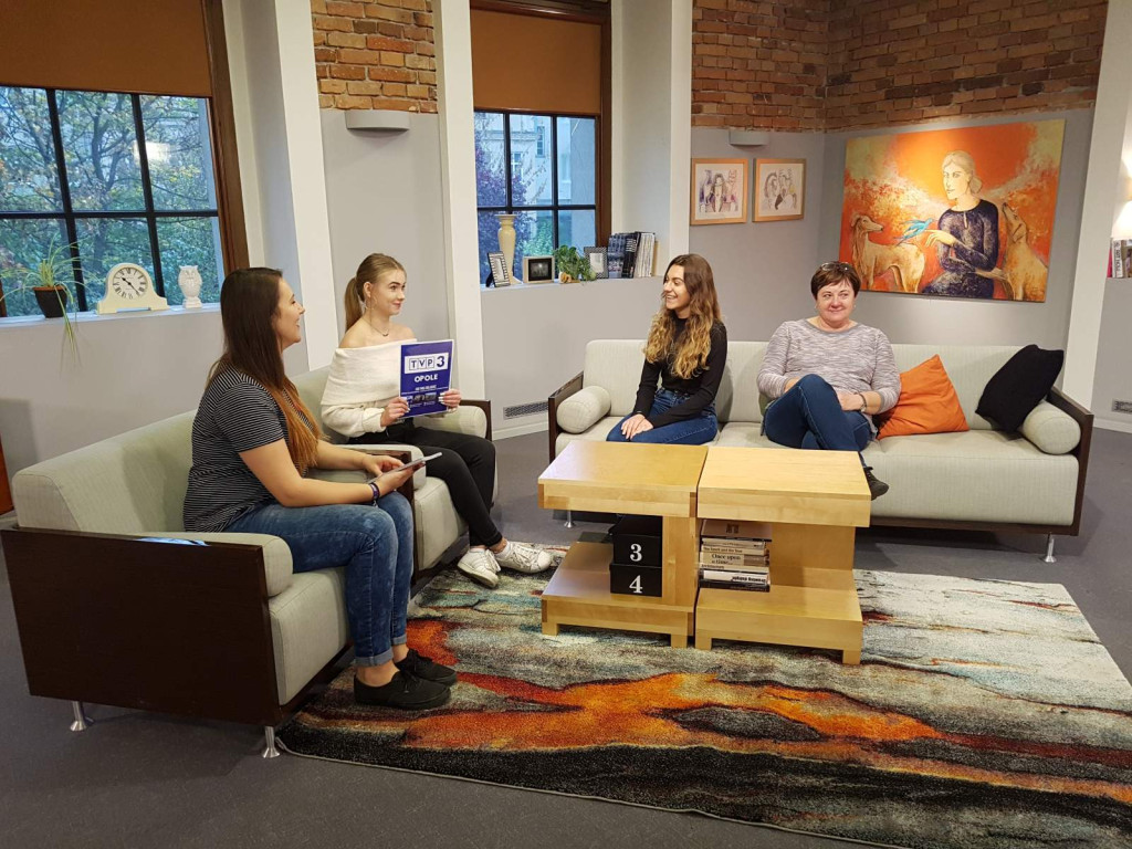 Wizyta uczniów Ekonomika w TVP3 Opole