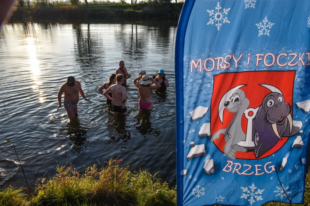 Brzeskie morsy i foczki zainaugurowały sezon lodowatych kąpieli