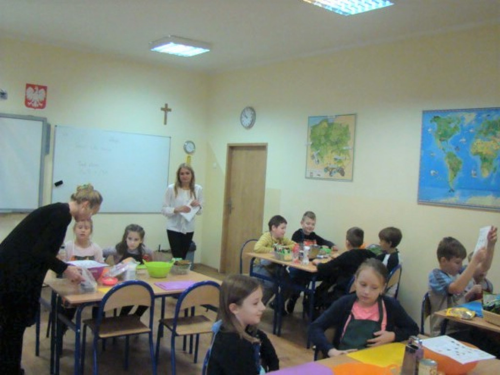 Bez cukur i smacznie- warsztaty kulinarne w PSP w Łosiowie