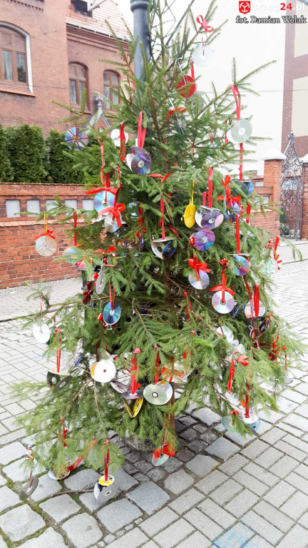 Przedszkolaki i uczniowie udekorowali świąteczne drzewka