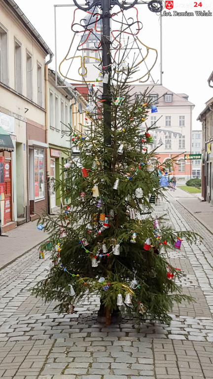 Przedszkolaki i uczniowie udekorowali świąteczne drzewka