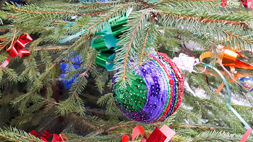 Przedszkolaki i uczniowie udekorowali świąteczne drzewka