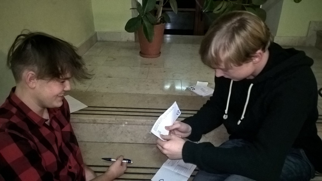 Wieczór z matematyką w Publicznej Szkole Podstawowej w Lewinie Brzeskim