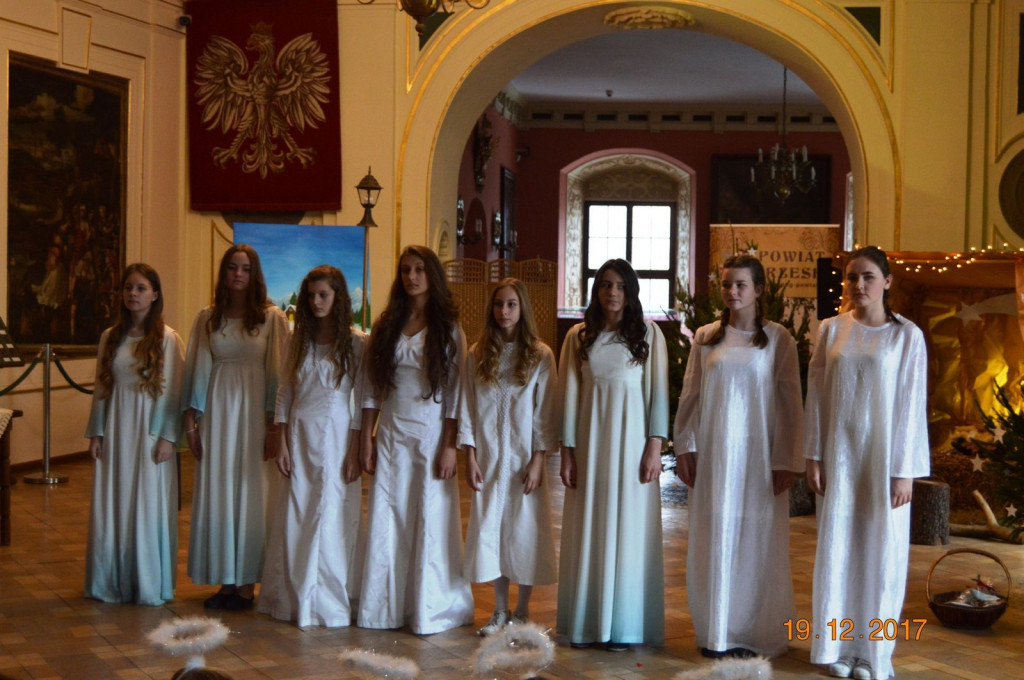 Jasełka na Zamku Piastów Śląskich w wykonaniu uczniów PSP nr 1